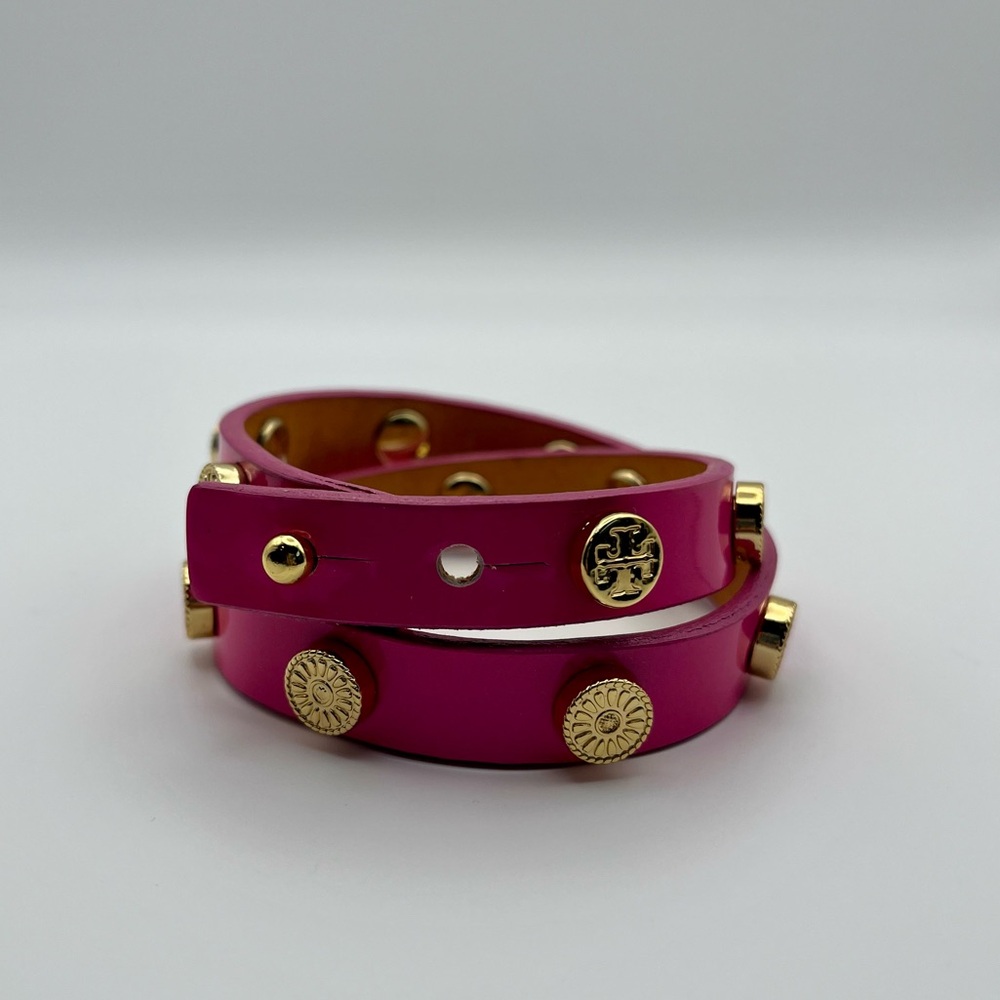 Tory Burch Wrap Bracelet with Gold Details - Picture 2 of 4